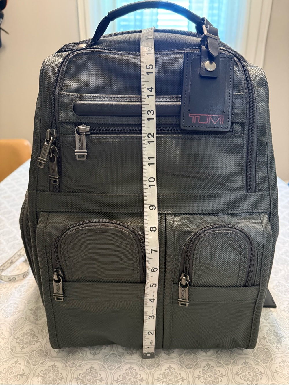 TUMI Compact Laptop Brief Pack Gray - Picture 13 of 15
